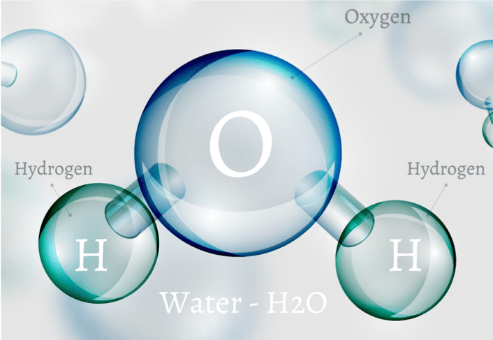 Molécule d'eau - water molecule