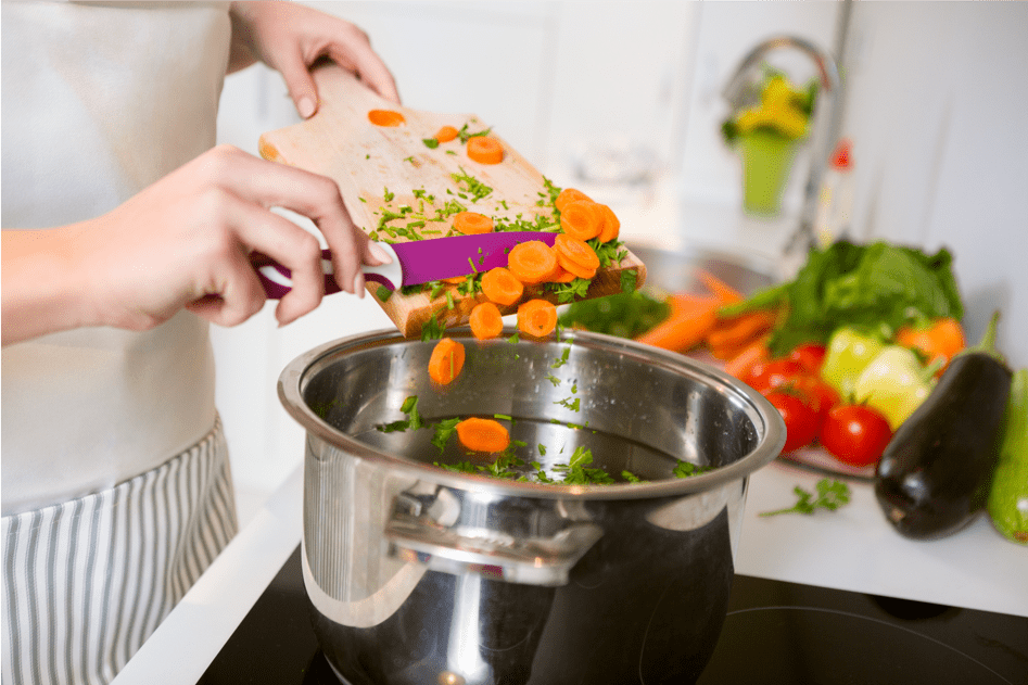 légumes cuit à l'eau biodynamisée