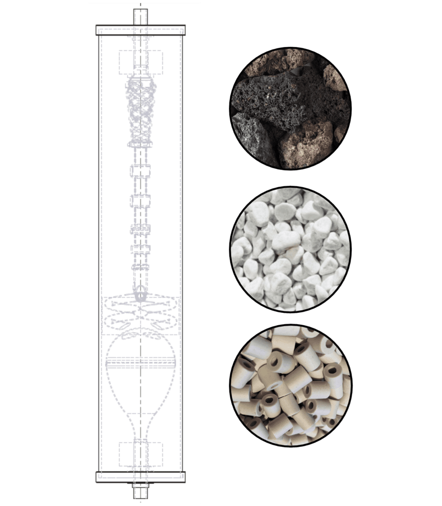 Fréquences minérales, roche de lave, marbre de carrare, micro organismes informés